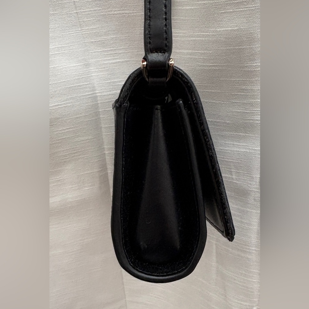 Kate Spade Black Crossbody Bag with glitter edging - Picture 3 of 14